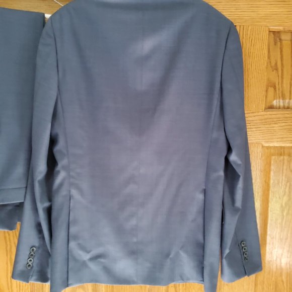 Joseph Aboud Blue Suit, Slim & Tall, 40L / 38x34 - Picture 3 of 13